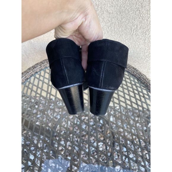 Paul Green Short Suede Booties -Size 6 - Black - Picture 8 of 9